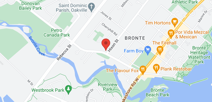 map of 211 -  2393 Bronte Road